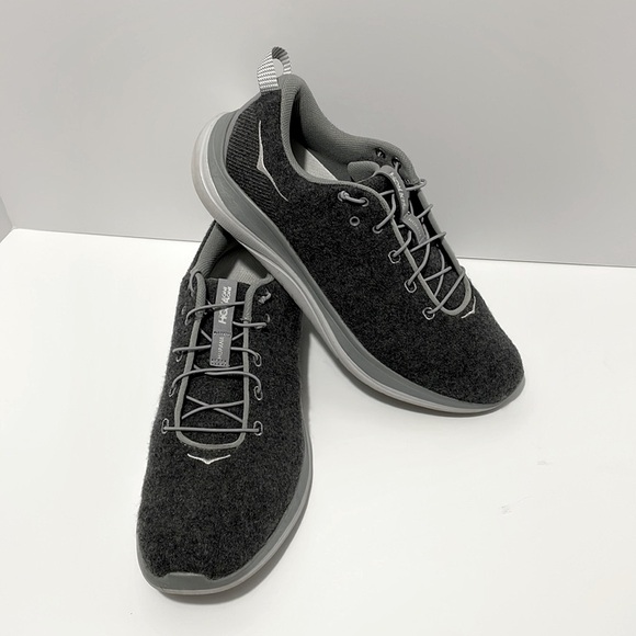 🦅HOKA ONE ONE Hupana Flow Wool Women’s Sneaker w Speed Laces Size 9 EUC - Picture 2 of 15